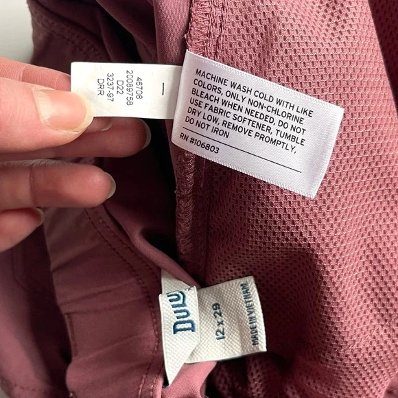 Duluth Trading Company Performance Pants - Dusty Pink Rose - Size 12 | 29 - Picture 11 of 12